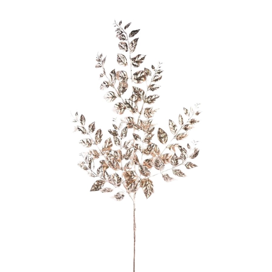 Direct Export Co. Sprays | Champagne Metallic Leaf Spray