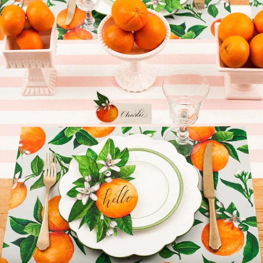 Hester & Cook Kitchen & Dining | Orange Orchard Placemat Sheets