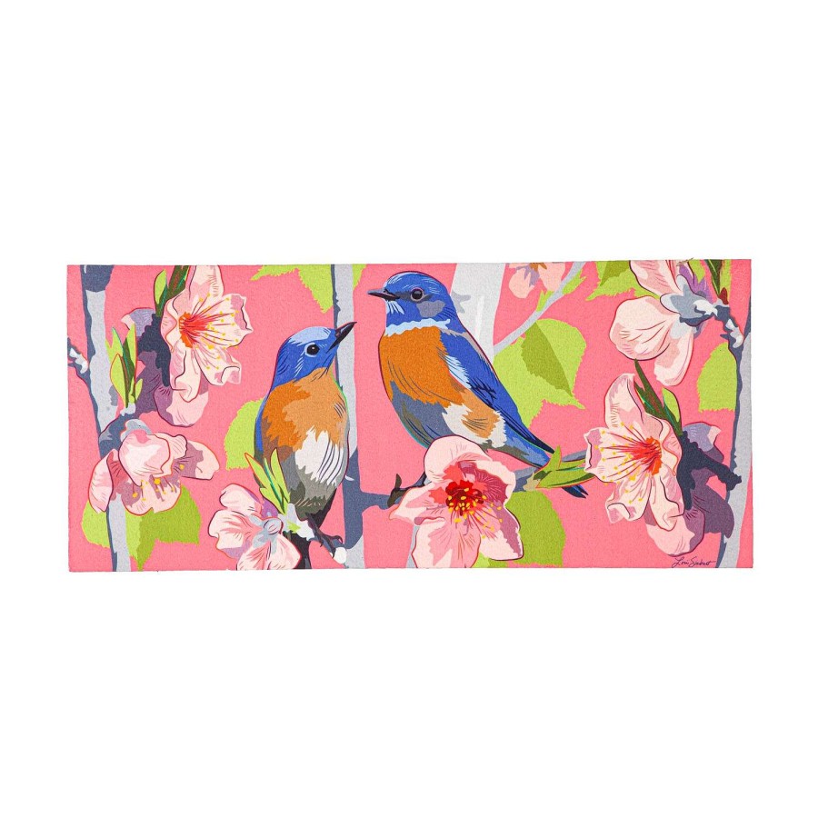 Evergreen Spring | Birdies On Cherry Blossoms Sassafras Switch Mat