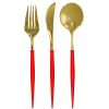 Sophistiplate Party Diy | Bella Cutlery, Gold & Red