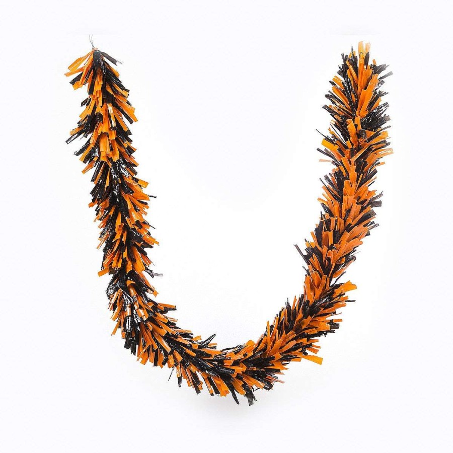 Deck The Halls Y'all Wall Decor | Party Garland, Orange & Black