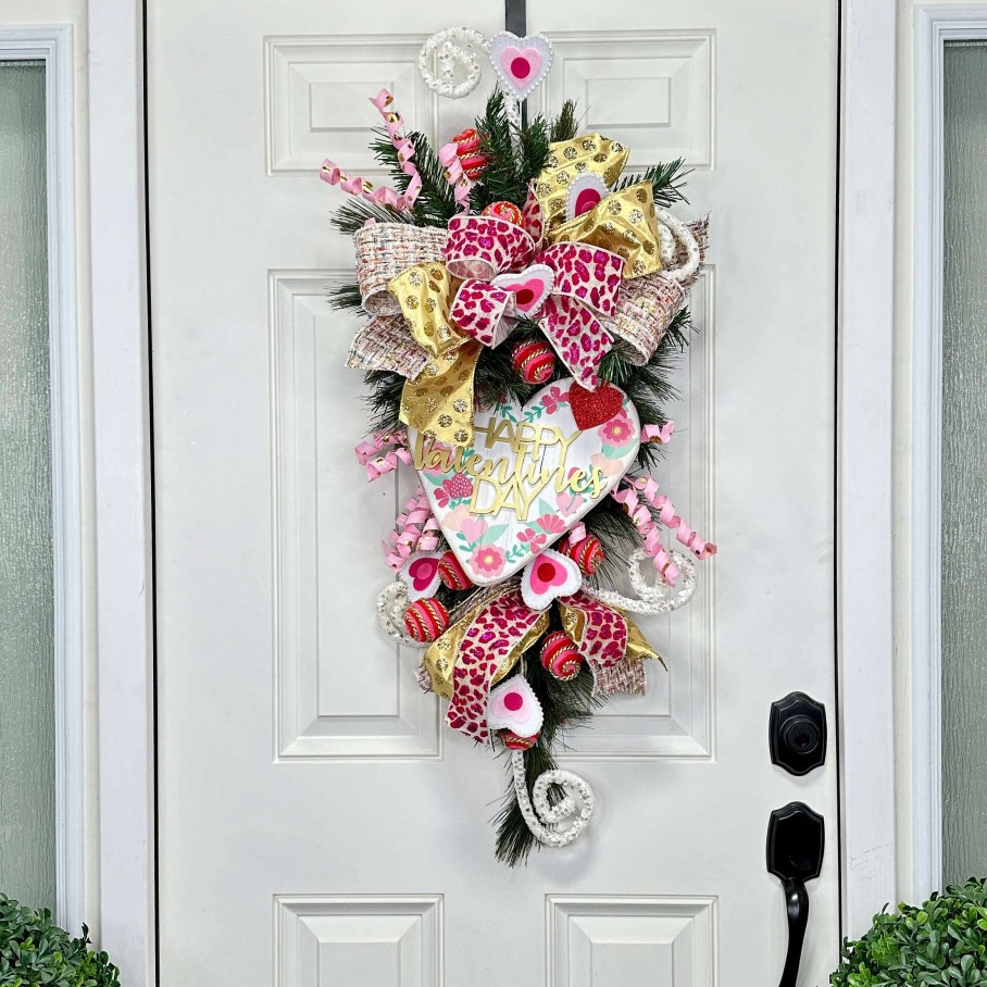 Direct Export Co. Wall Decor | Floral Happy Valentine'S Day Wall Decor