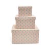 Two's Company Spring Focal Points | Floral Block Print Nesting Boxes