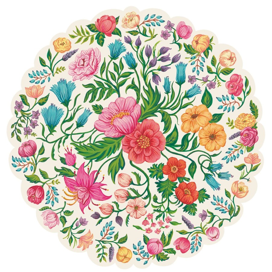 Hester & Cook Party Diy | Sweet Garden Posey Placemat Sheets