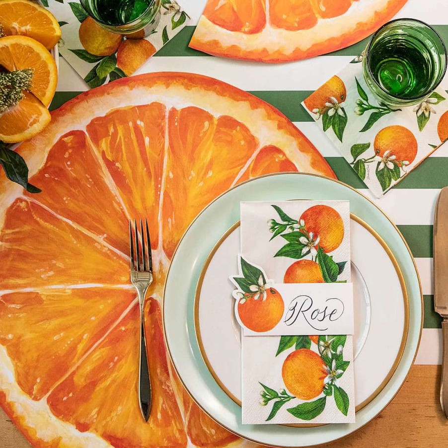 Hester & Cook Kitchen & Dining | Orange Orchard Guest Napkin Set