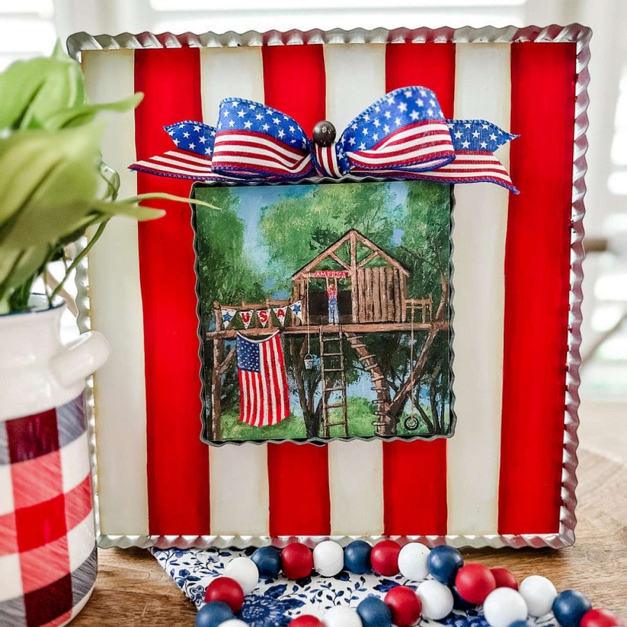 The Round Top Collection Wall Decor | Patriotic Treehouse Mini Gallery Art