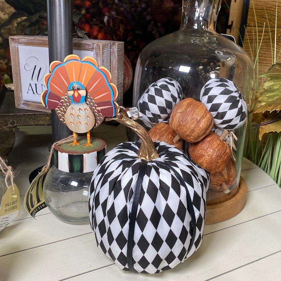 Liberty Floral Focal Points | Fabric Harlequin Pumpkin X6 In A Bag