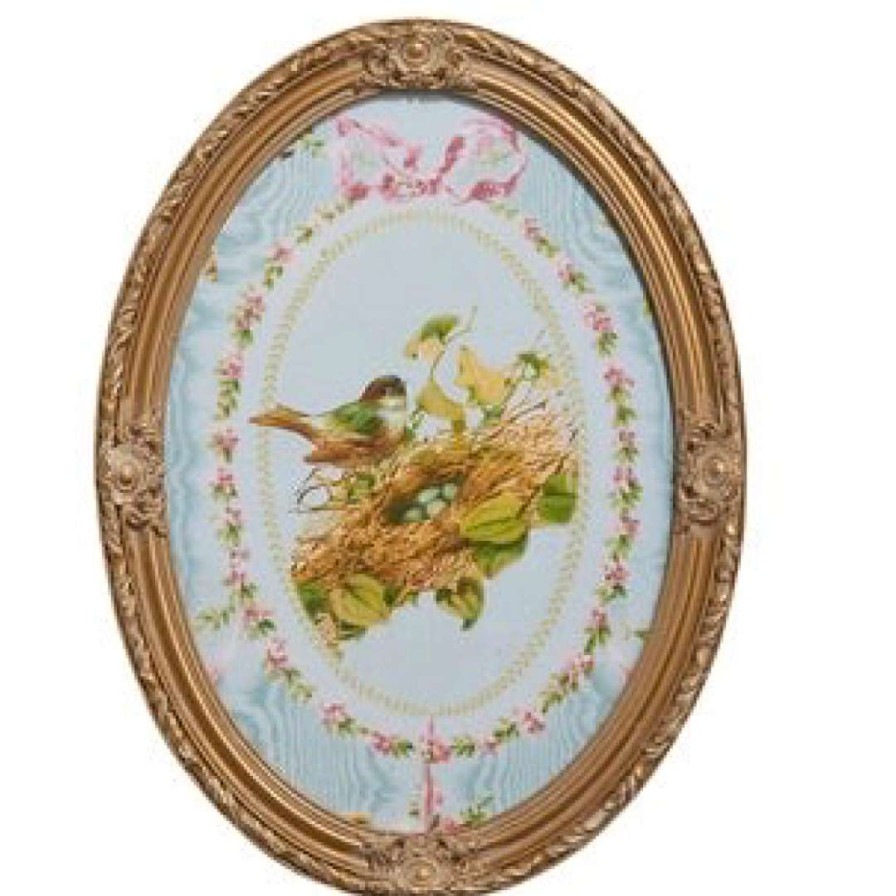 RAZ Wall Decor | Victorian Bird Framed Wall Art