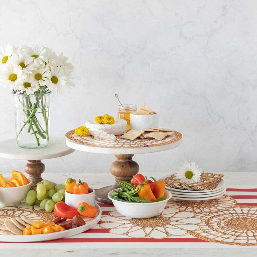 Hester & Cook Kitchen & Dining | Rattan Weave Serving Papers