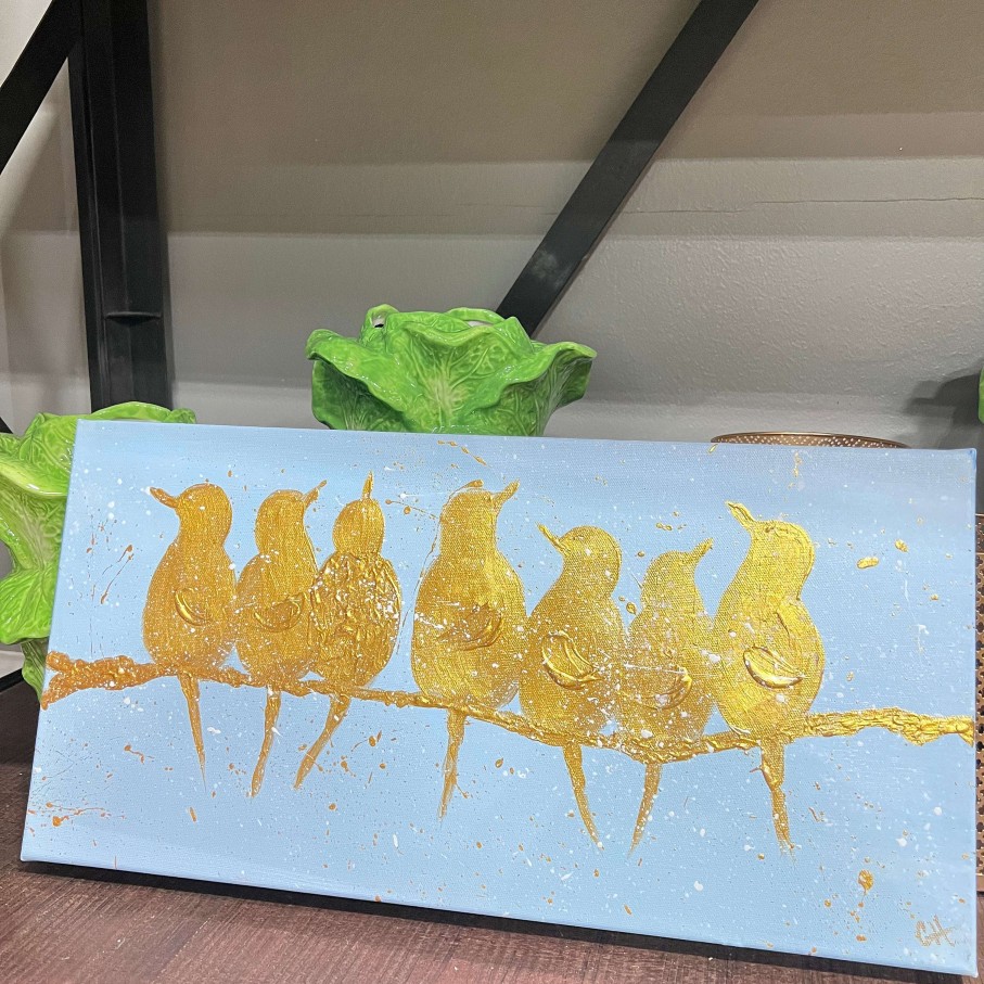 CYTA Art Celebrate Baby | Golden Birds Art