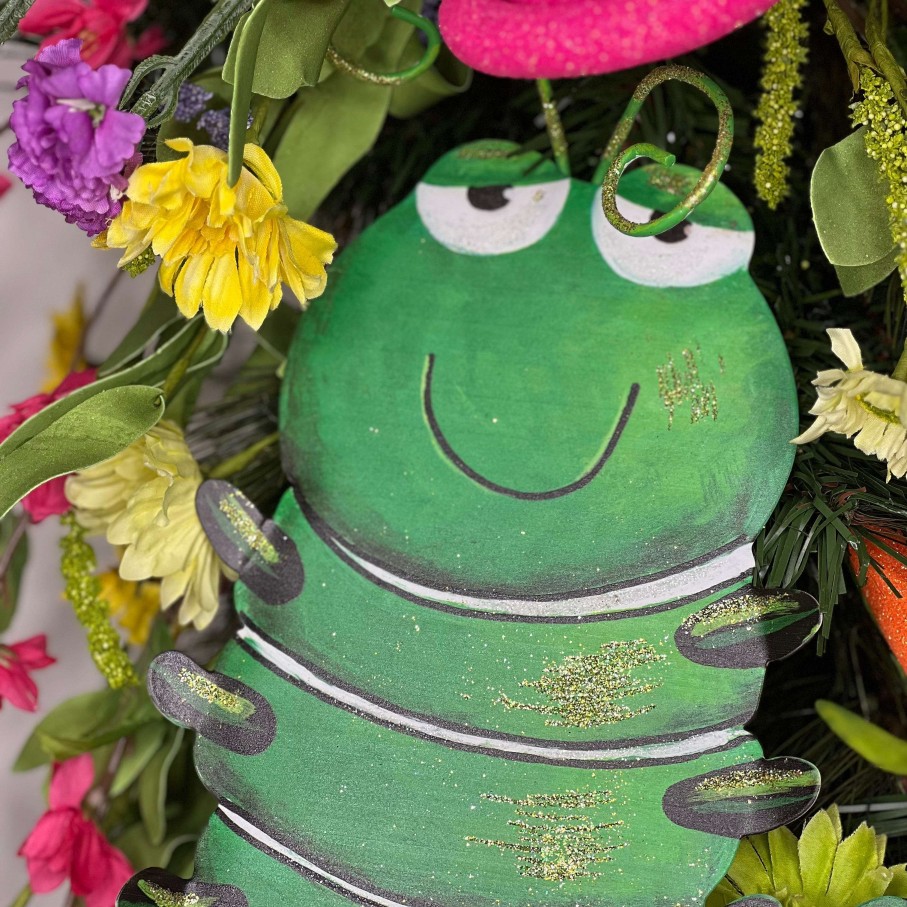 Miss Cayce's Door Decor | Cutesy Caterpillar Teardrop