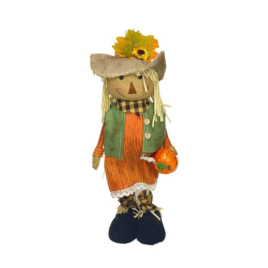 Liberty Floral Table Decor | Girl Scarecrow Standing