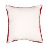 Evergreen Spring | Red Bandana Hooked Throw Pillow