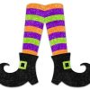 Craig Bachman Signs | Glitter Stripe Halloween Witch Legs