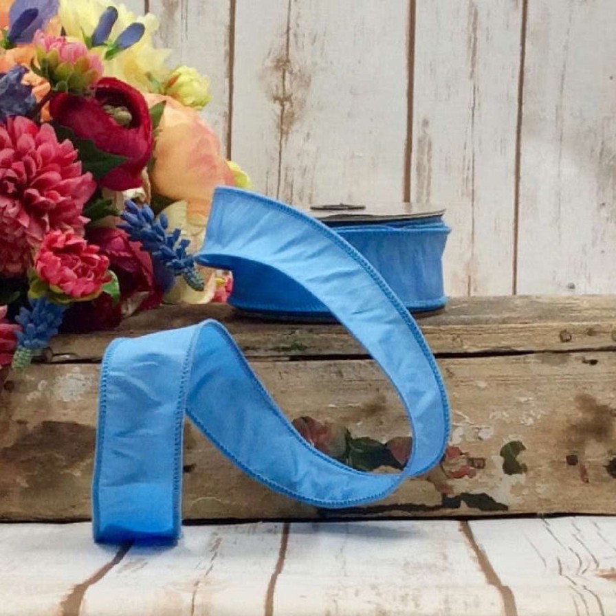 D. Stevens Spring | Taffeta Light Blue Ribbon, 1.5" X 10Yd